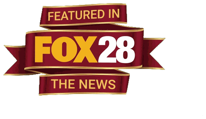 Featured In FOX 28 The News ribbon badge